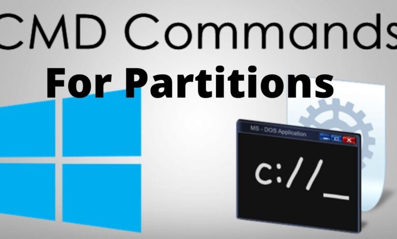 Cmd Commands for partitions