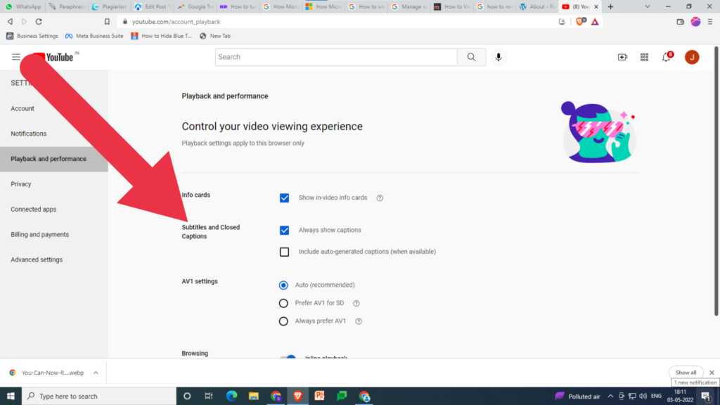 How to Enable Subtitles on YouTube (4)