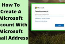 How To Create A Microsoft Account With Microsoft Email Address (1)