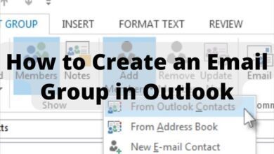 How to Create an Email Group in Outlook