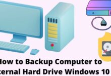 How to Backup Computer to External Hard Drive Windows 10