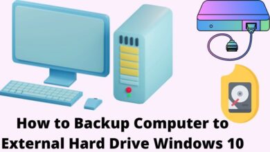 How to Backup Computer to External Hard Drive Windows 10