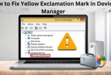 How to Fix Yellow Exclamation Mark in Device Manager
