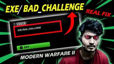 Bad Challenge Error in Modern Warfare 2