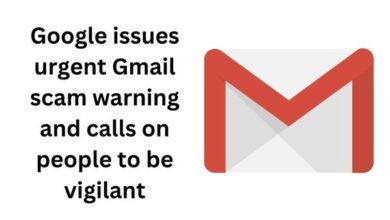 Gmail scam warning