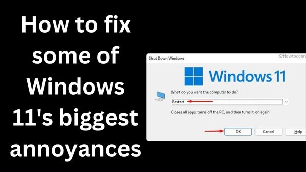 How to fix some of Windows