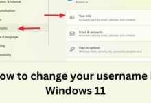 How to change your username in Windows 11