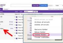How To Delete A Yahoo Mail Folder