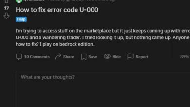 How to fix Minecraft error code U-000