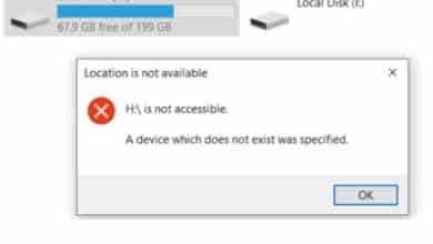 A Device Which Does Not Exist Was Specified
