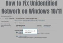 Fix Unidentified Network