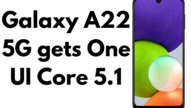 Galaxy A22 5G gets One UI Core