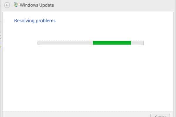 Windows Update Troubleshooter Stuck