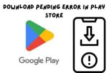 Download pending error