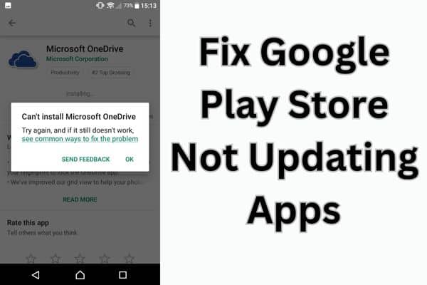 Fix Google Play Store Not Updating Apps