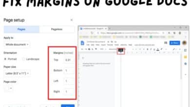 Fix Margins on Google Docs