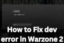 How to Fix dev error in Warzone 2