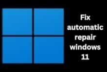 fix automatic repair windows 11