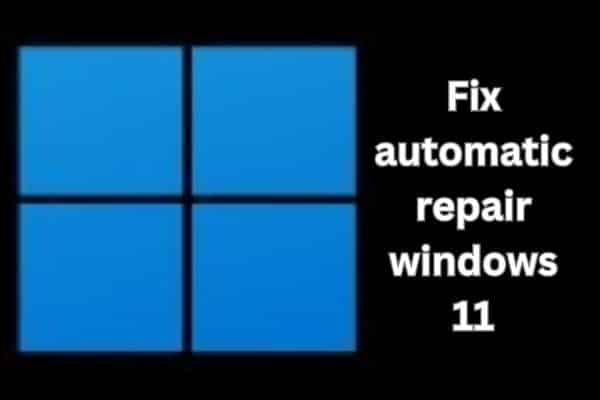 fix automatic repair windows 11