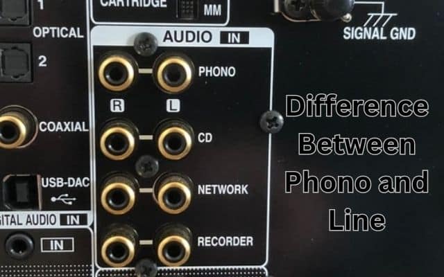 Difference Between Phono and Line