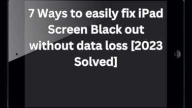 fix iPad Screen Black out