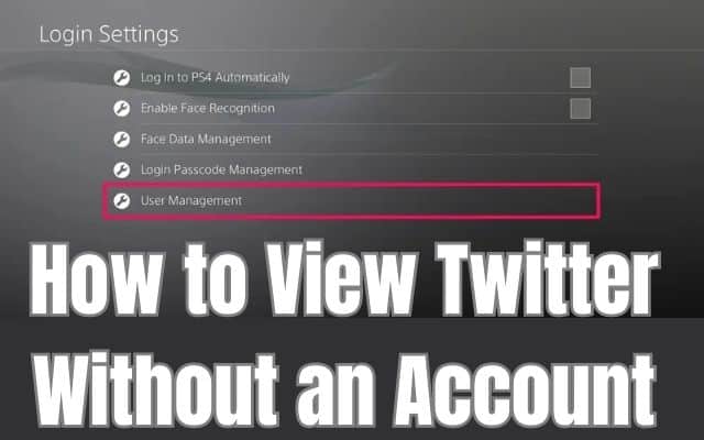View Twitter Without an Account