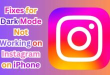 Dark Mode Not Working on Instagram