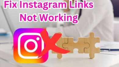 Instagram Links Not Working