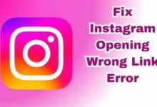 Instagram Opening Wrong Link