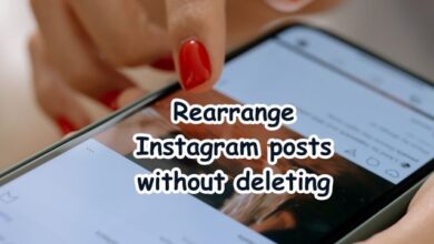 Rearrange Instagram posts