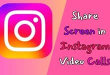 Share Screen in Instagram Video Calls
