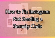Instagram Not Sending a Security Code