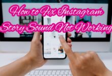 Instagram Story Sound Not Working
