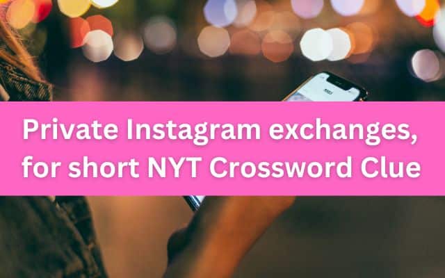 Private Instagram exchanges