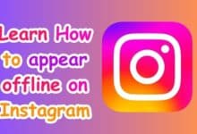 appear offline on Instagram