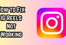 How to Fix IG Reels Not Working