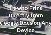 How to Print Directly from Google Docs on Any Device