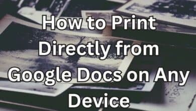 How to Print Directly from Google Docs on Any Device