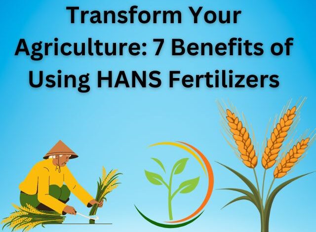 Transform Your Agriculture 7 Benefits of Using HANS Fertilizers