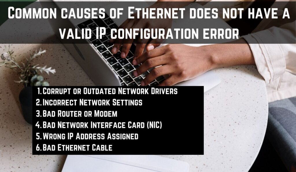  Fix "Ethernet No Valid IP" on Windows